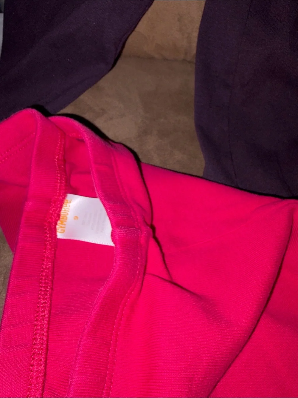 Gymboree Purple Top with Bright Pink Leggings